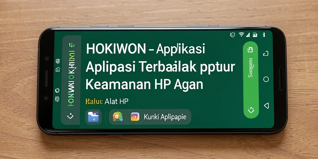 Antarmuka HOKIWON yang intuitif dan mudah digunakan.