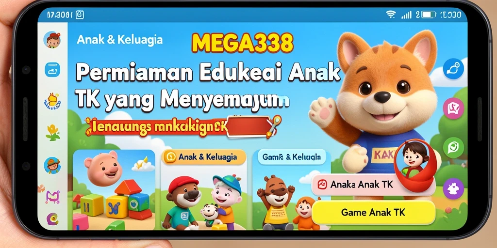 Antarmuka ceria dan interaktif dari MEGA338 untuk anak-anak.